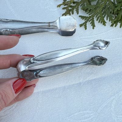 Щипцы для сахара WM Alpacca 10 см серебрение     