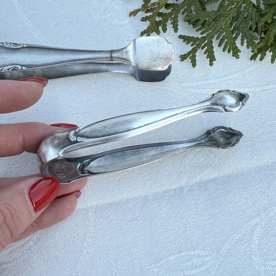 Щипцы для сахара WM Alpacca 10 см серебрение     