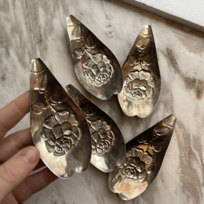 Ложка Амьюз-буш Роза 10 см мельхиор