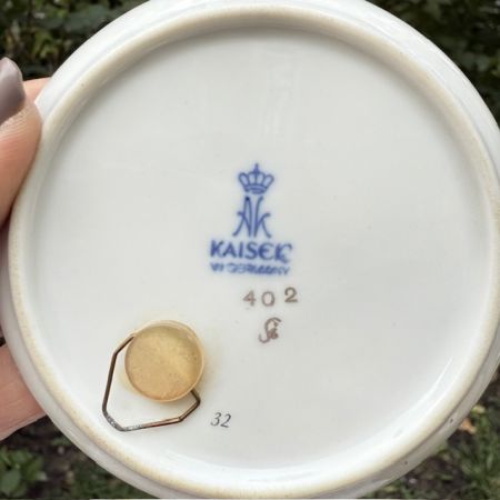 Блюдце подставка Kaiser Птицы 10 см Германия