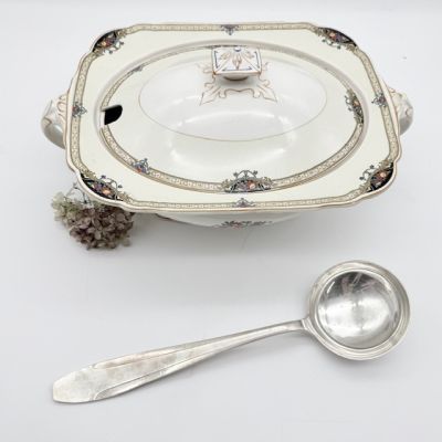 Половник 32 см серебрение Франция