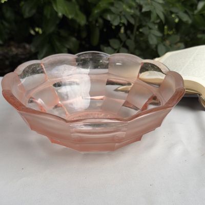 Салатник в стиле Lalique 25 см хрусталь  