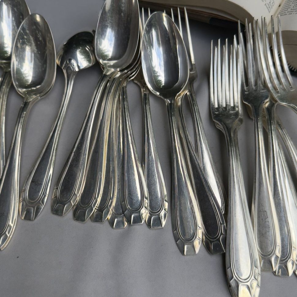 Вилка столовая Frenais 21 см серебрение Франция 