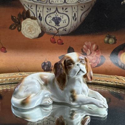 Статуэтка Goebel Спаниель 15 см фарфор Германия