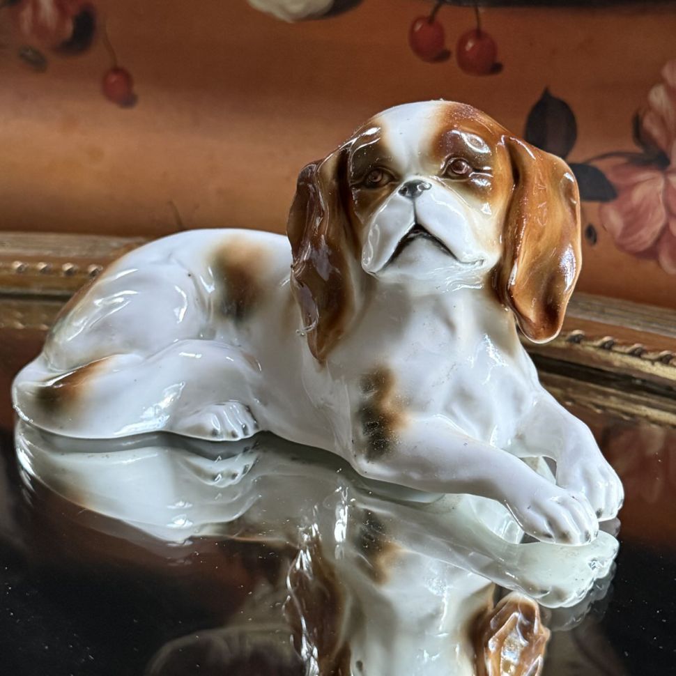 Статуэтка Goebel Спаниель 15 см фарфор Германия