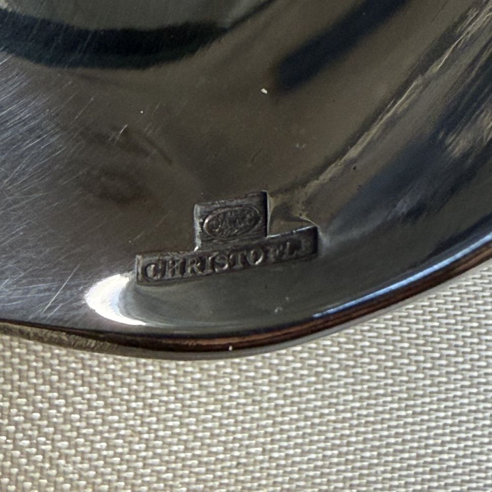 Ложка и вилка набор Christofle 21 см серебрение Франция