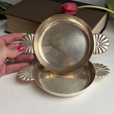 Блюдо малое сервировочное SOLA 19 см серебрение 