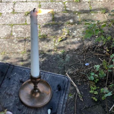 Подсвечник медь 10 см