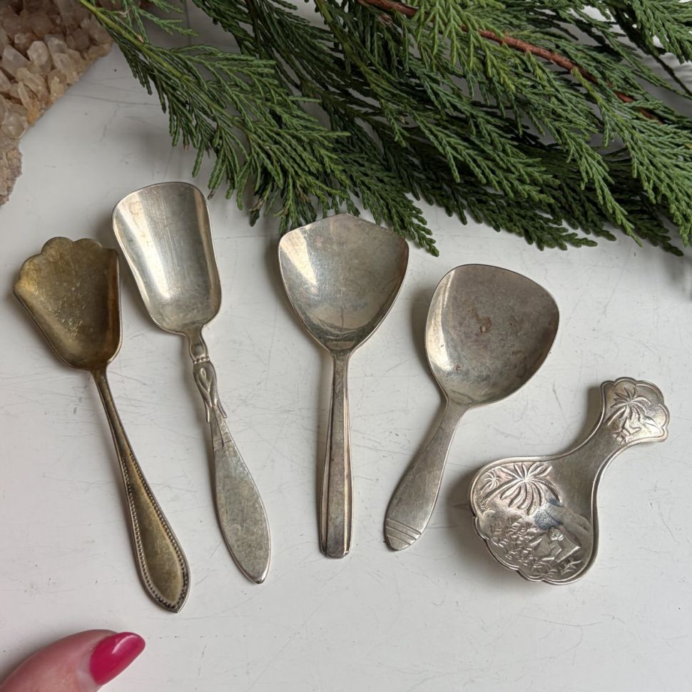 Ложка для чая 7 см мельхиор