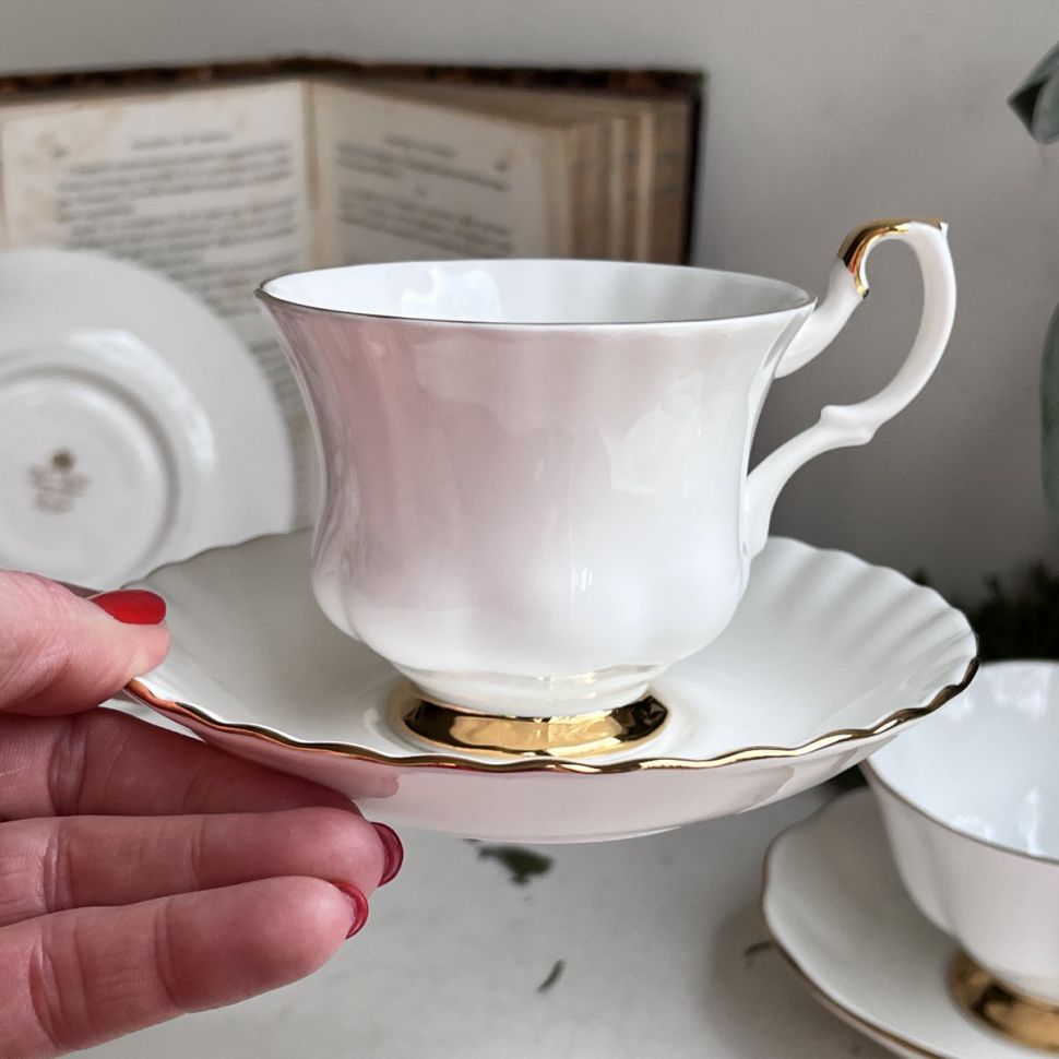 Чайная пара Royal Albert Val Dor 200 мл Англия 