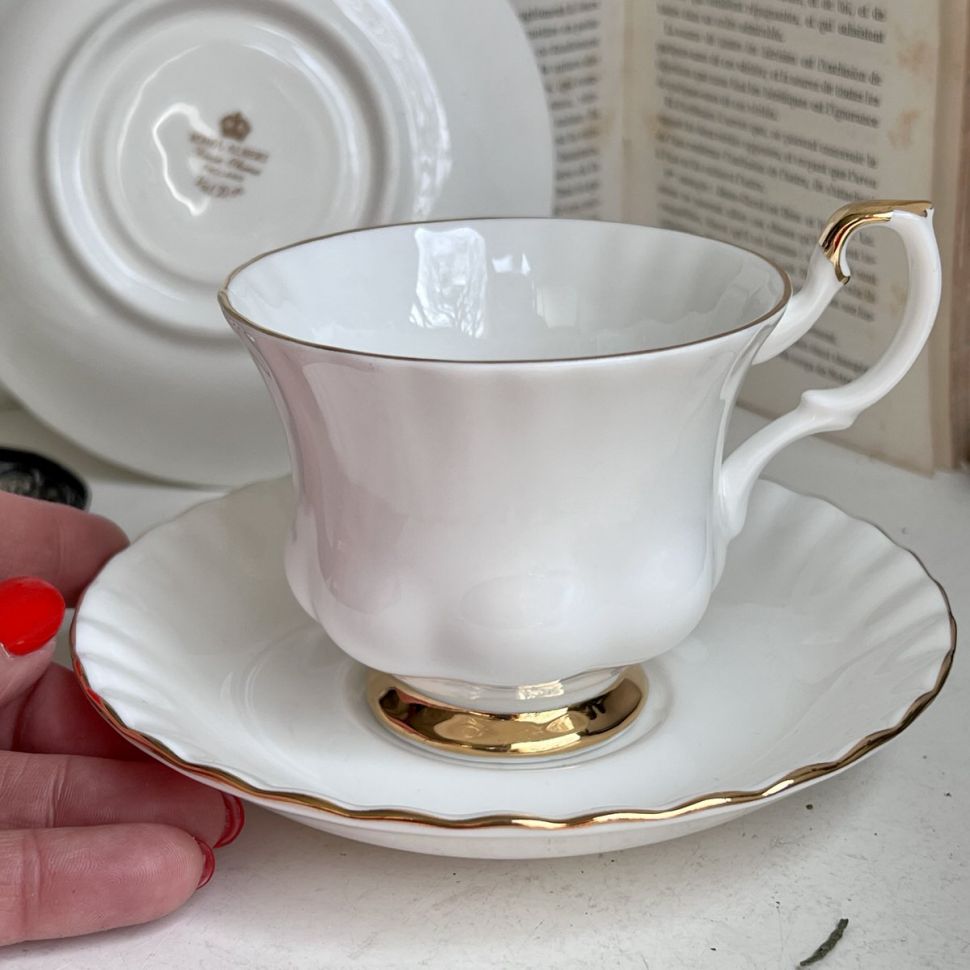 Чайная пара Royal Albert Val Dor 200 мл Англия 