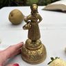 Колокольчик вызывной Sanctus Bell Lady 16 см бронза Бельгия