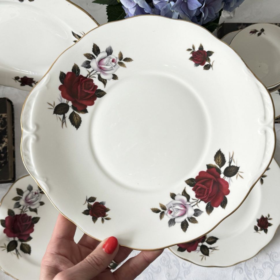 Блюдо тарелка Colclough Ridgway Amoretta 1950 гг 25 см Англия