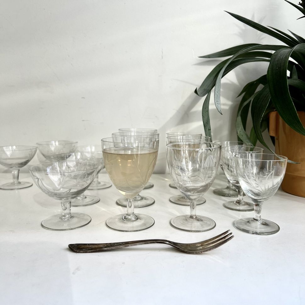 Рюмка 90 мл Колосок хрусталь