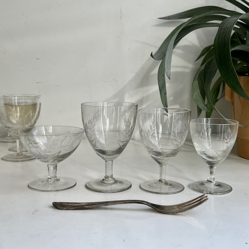 Рюмка 90 мл Колосок хрусталь