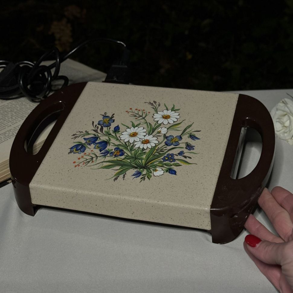 Подставка с электроподогревом 30 см