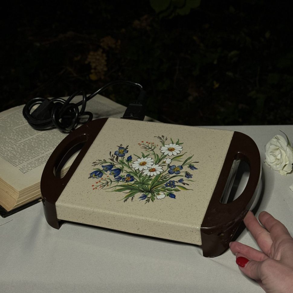 Подставка с электроподогревом 30 см