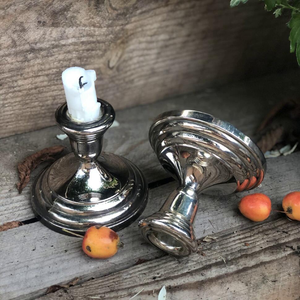 Подсвечник на одну свечу 10 см глянцевый