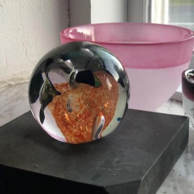 Шар хрустальный декоративный