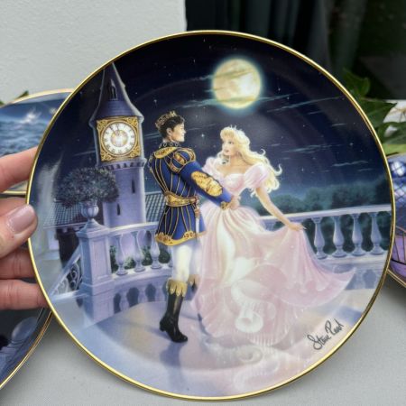 Тарелка Franklin Mint Золушка Magic til Midnight номерная 21 см Англия 1980 г.