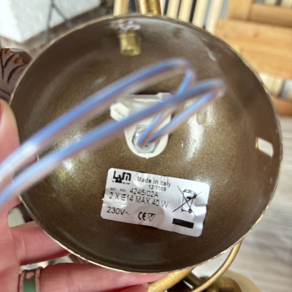 Лампа настенная Калла 50 см Италия