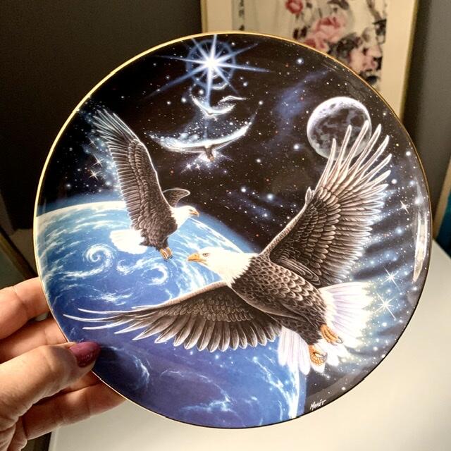 Тарелка 21 см Franklin Mint Protector of the Earth (орлан) фарфор