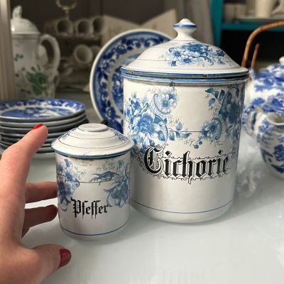 Банка для хранения 9 см Pfeffer эмаль