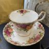 Чайная пара Royal Albert Old Country Rose 200 мл Англия 2 категория