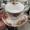 Чайная пара Royal Albert Old Country Rose 200 мл Англия 2 категория