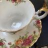 Чайная пара Royal Albert Old Country Rose 200 мл Англия 2 категория