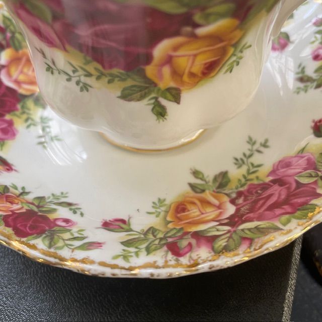 Чайная пара Royal Albert Old Country Rose 200 мл Англия 2 категория