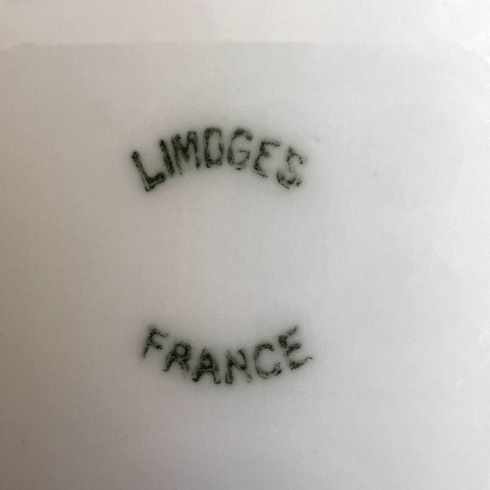 Блюдо Путти Limoges 40 см фарфор Франция конец 19 в.