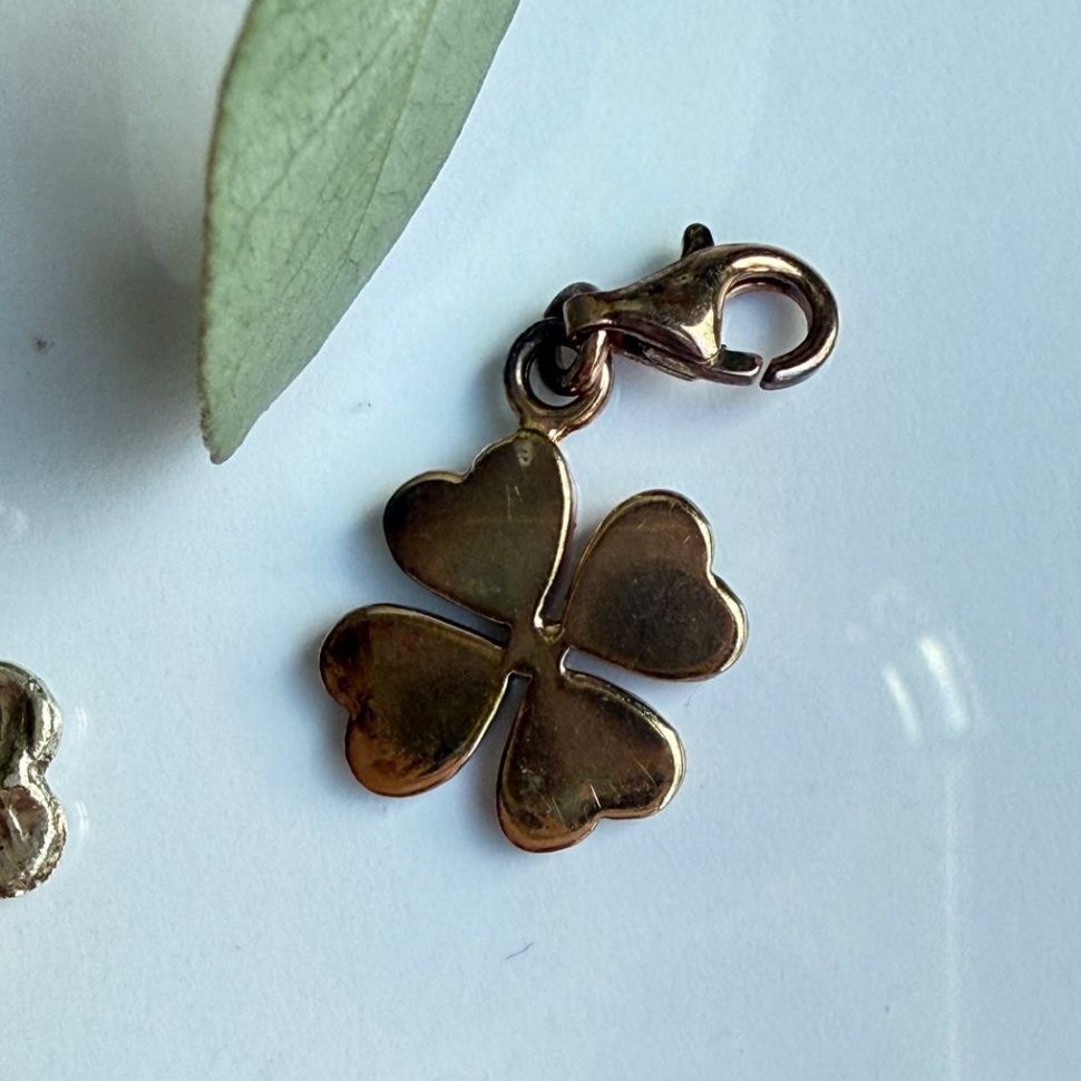 Подвеска Клевер 1,8 см в стиле Thomas Sabo 925