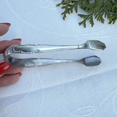 Щипцы для сахара WM Alpacca 11 см серебрение      