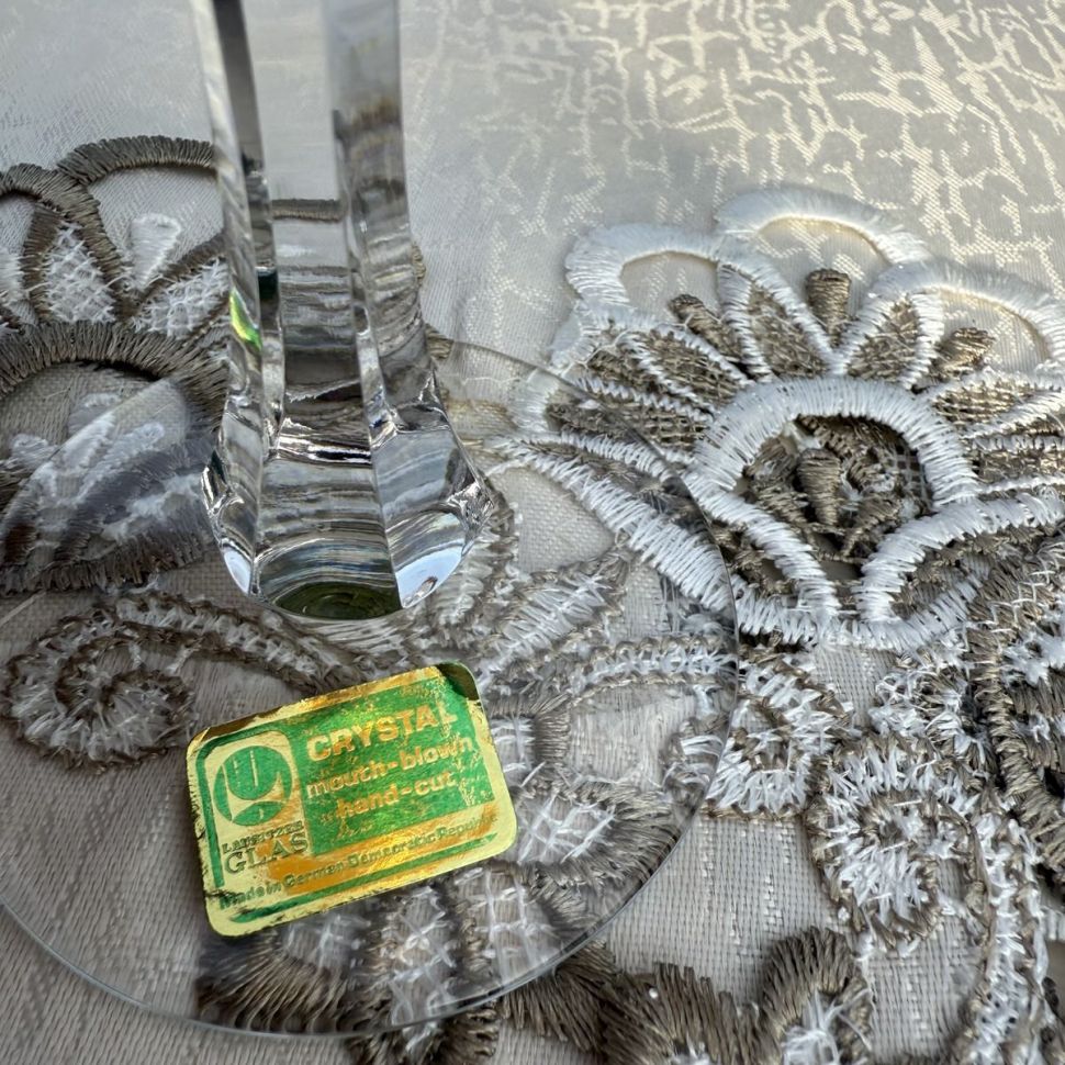 Бокал Laucitzer Glas оранжевый 230 мл накладной хрусталь Германия