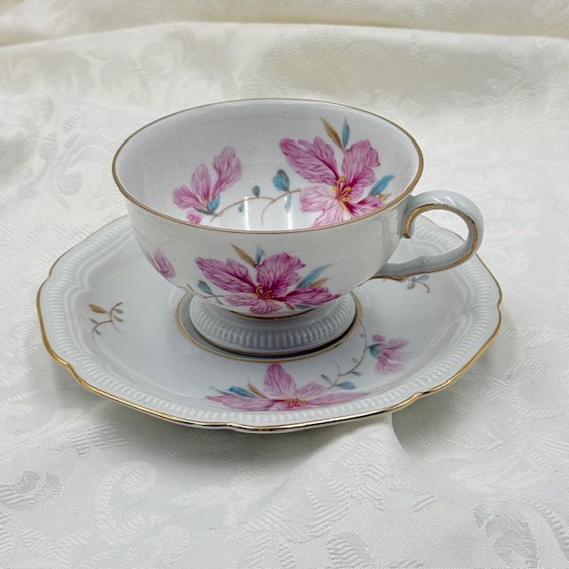 Чайная тройка Hutschenreughter Weimar Гибискус 200 мл Германия