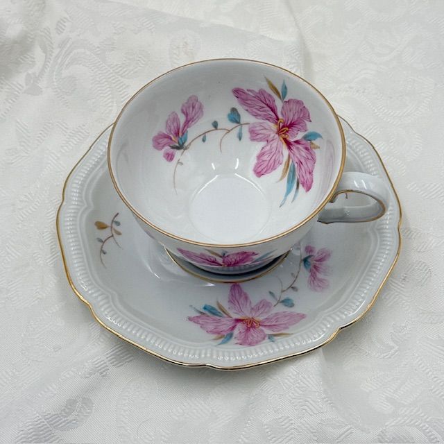 Чайная тройка Hutschenreughter Weimar Гибискус 200 мл Германия