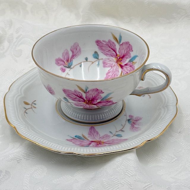 Чайная тройка Hutschenreughter Weimar Гибискус 200 мл Германия