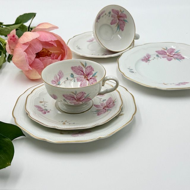 Чайная тройка Hutschenreughter Weimar Гибискус 200 мл Германия