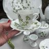 Кофейная пара Лесные цветы Porcelain de Paris 125 мл Франция фарфор