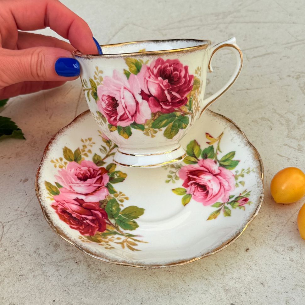 Чайная пара Royal Albert American Beauty 200 мл Англия