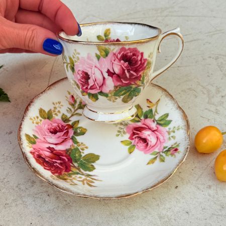 Чайная пара Royal Albert American Beauty 200 мл Англия