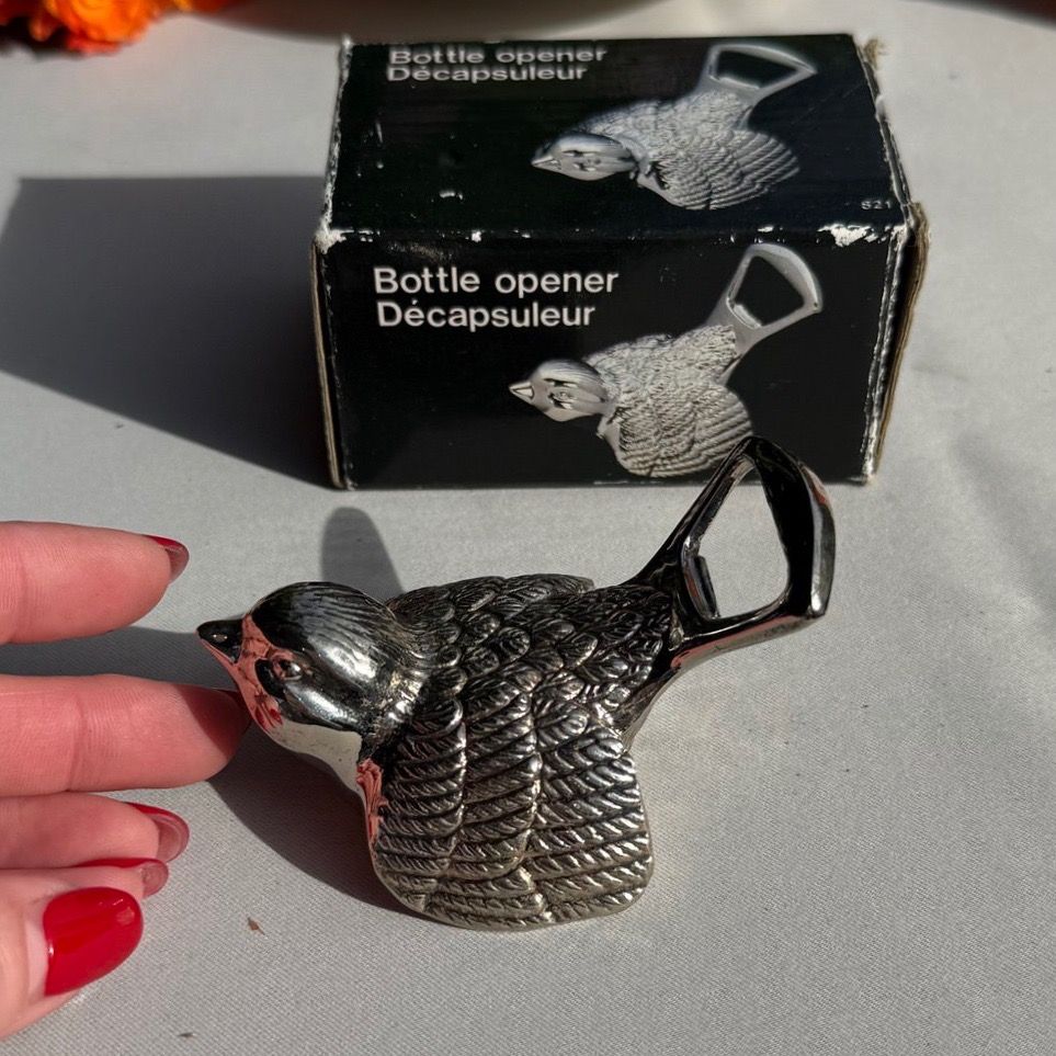 Открывалка для бутылок Птичка двойная 9 см