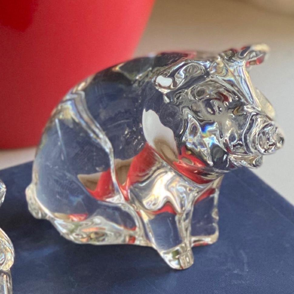 Статуэтка Поросенок Хрусталь