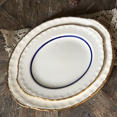 Блюдо среднее Creampetal Grindley, Англия 22 см
