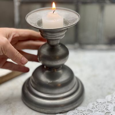Подсвечник PEWTER 17 см олово