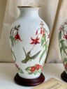 Ваза Franklin Mint 1981 The Garden Bird Колибри