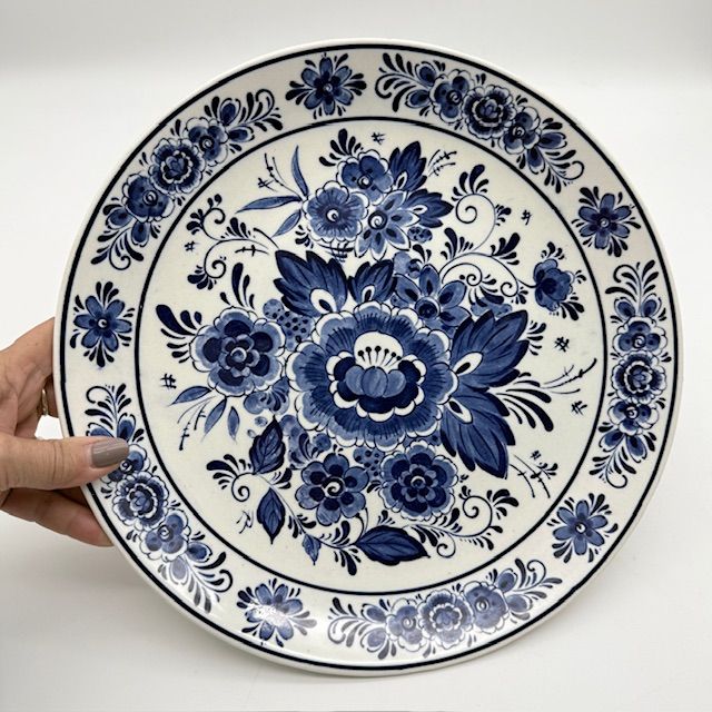 Тарелка Delfts Blauw 32 см ручная работа Голландия