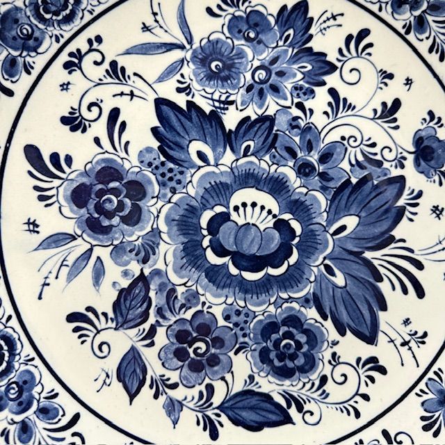 Тарелка Delfts Blauw 32 см ручная работа Голландия