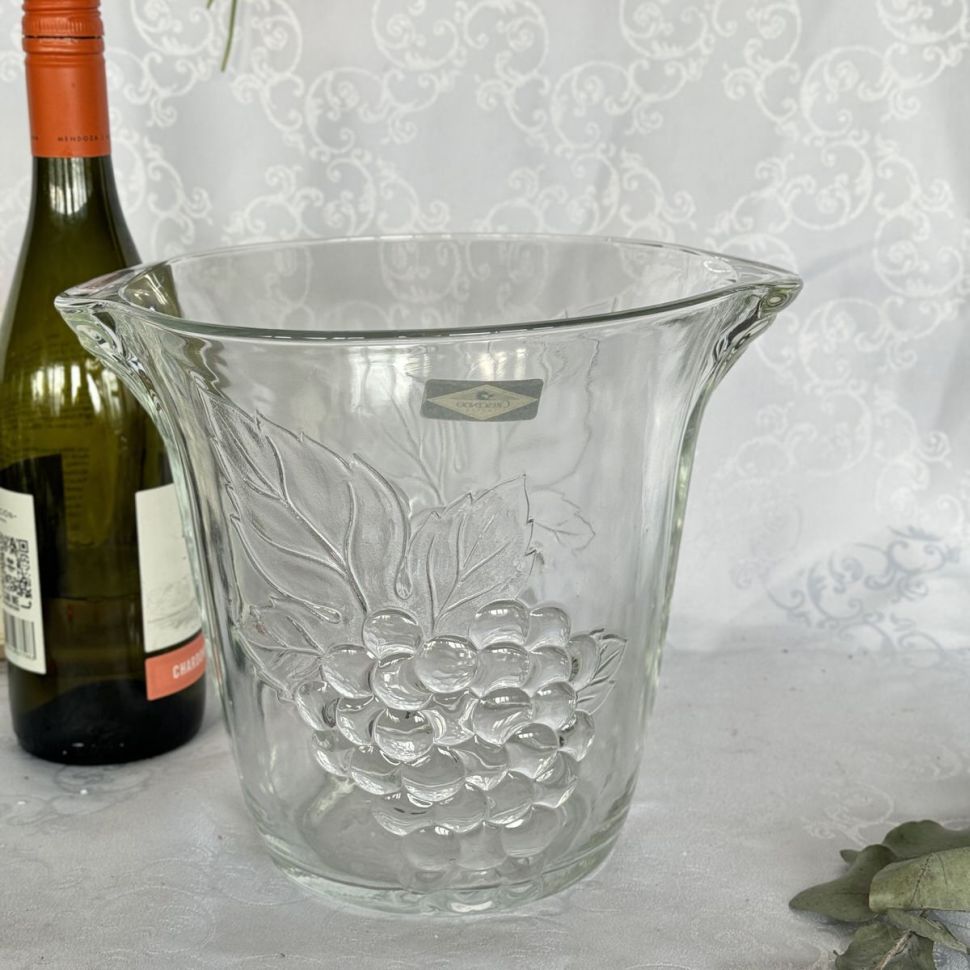 Ведро для охлаждения бутылки Crescendo 21 см хрусталь Франция